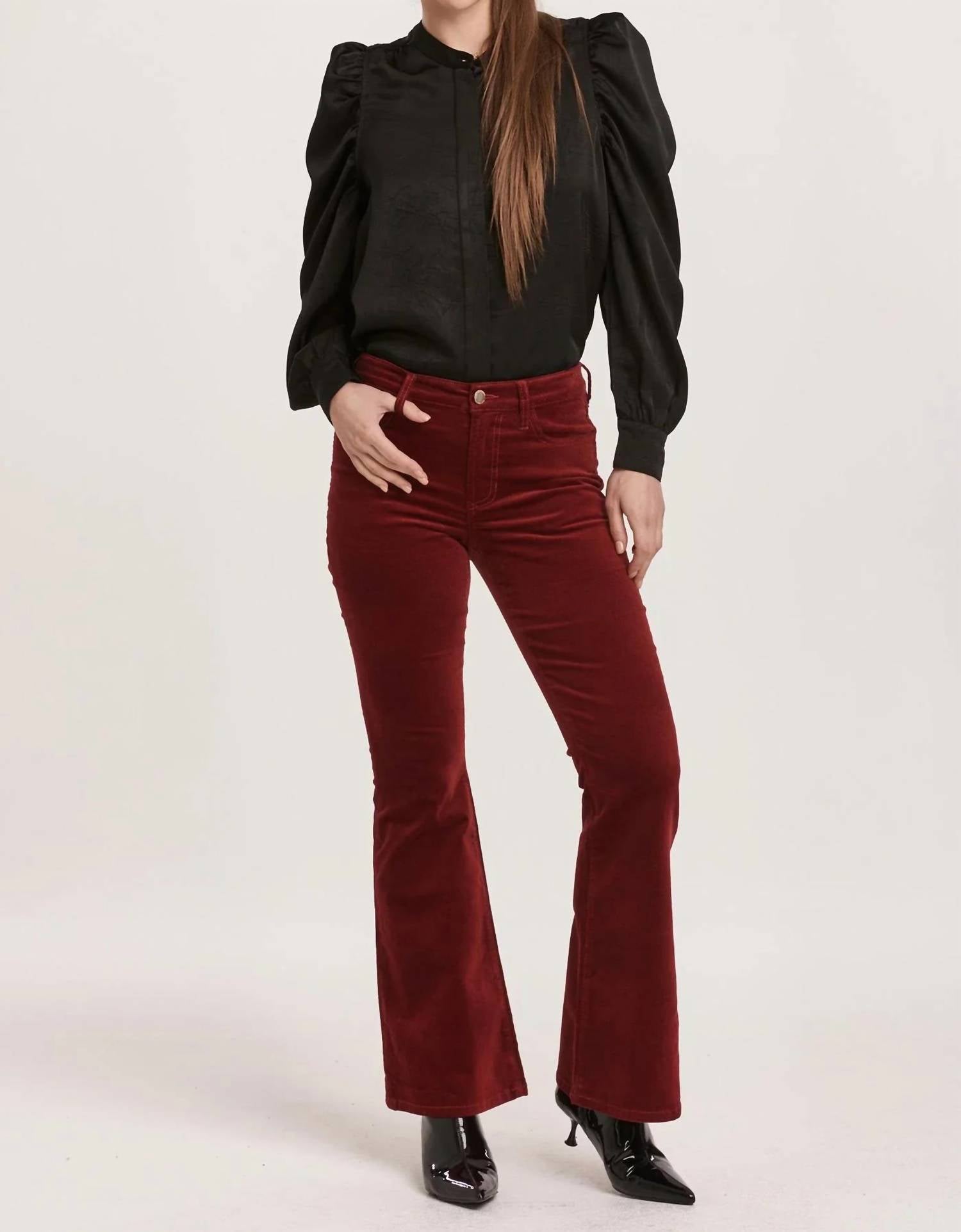Dear John Denim - Rosa Mid-rise Velvet Pants