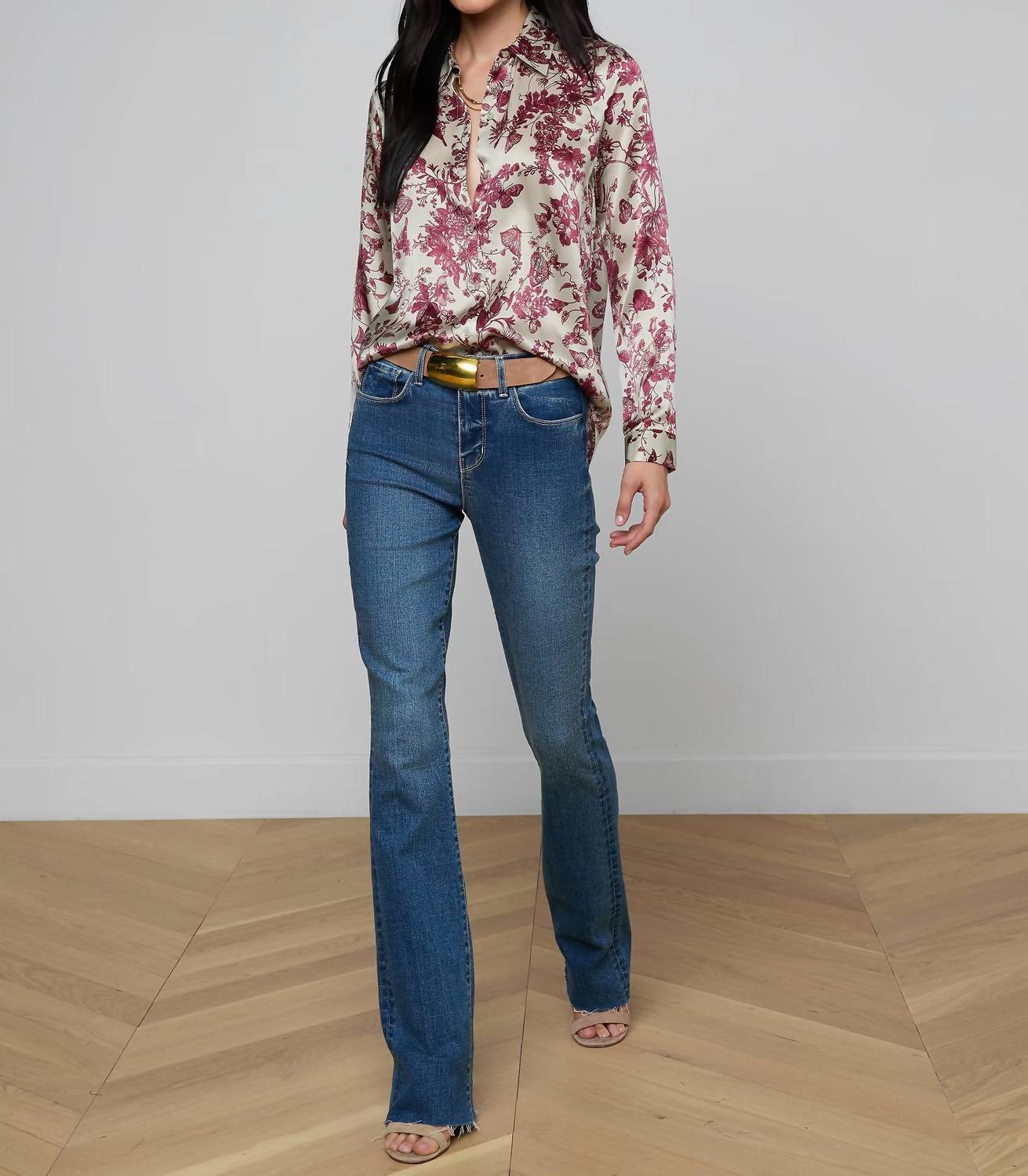 L'Agence - Tyler Silk Blouse