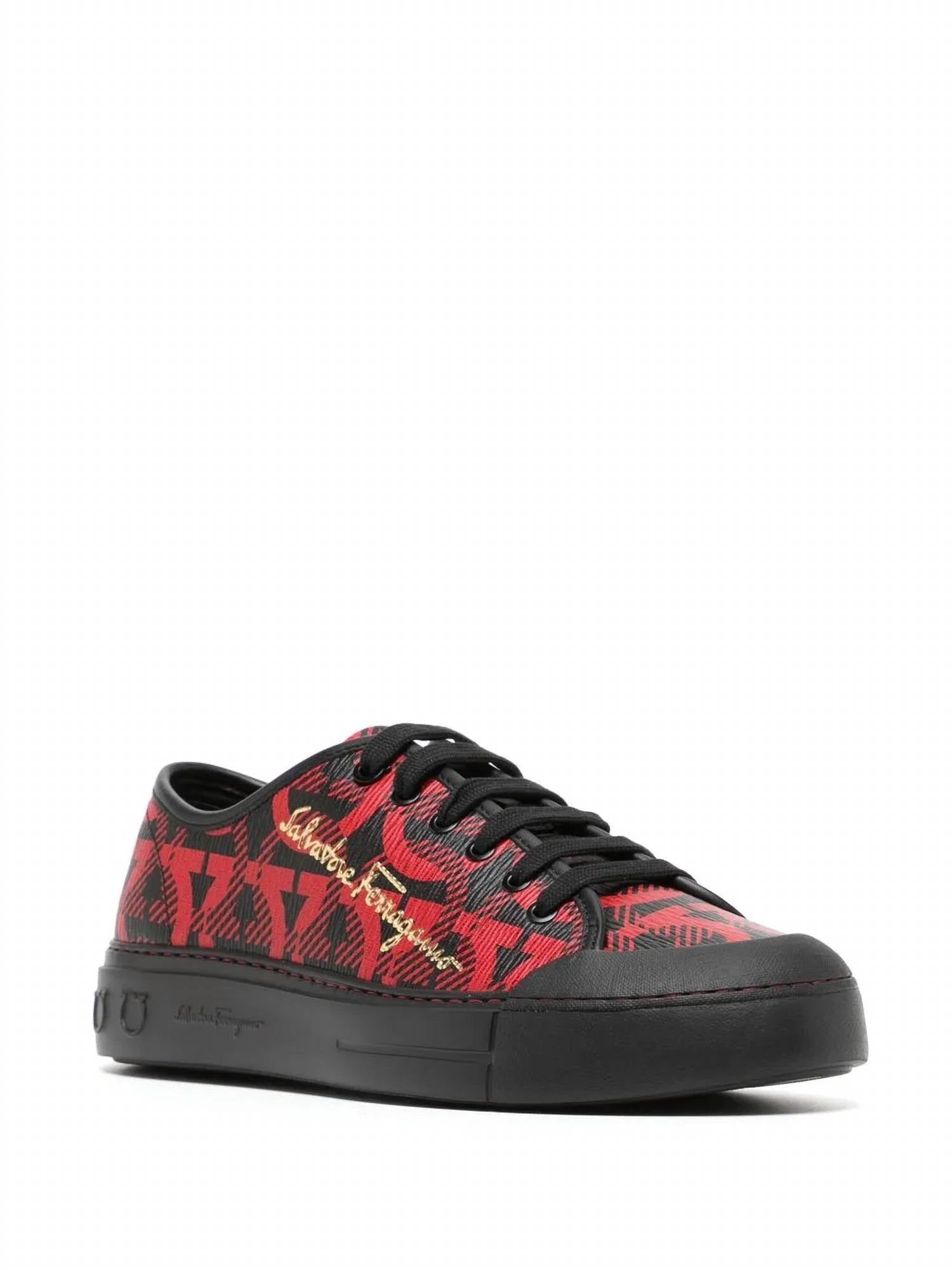 Salvatore Ferragamo - Men's Gancini Logo-top Sneakers