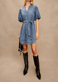 Rails Kingsley Mini Dress in antique blue 1 - women's dress