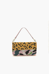 America & Beyond - Women's Mixed Animal Beaded Shoulder Bag