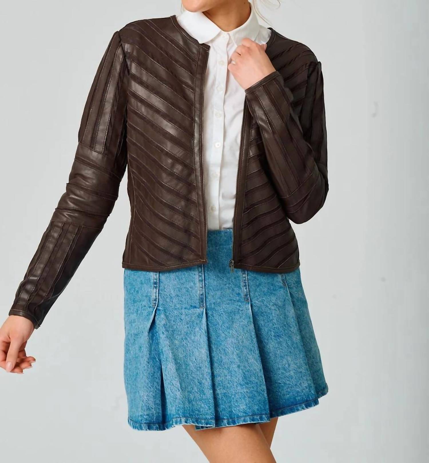 Mauritius - Tila Leather Jacket