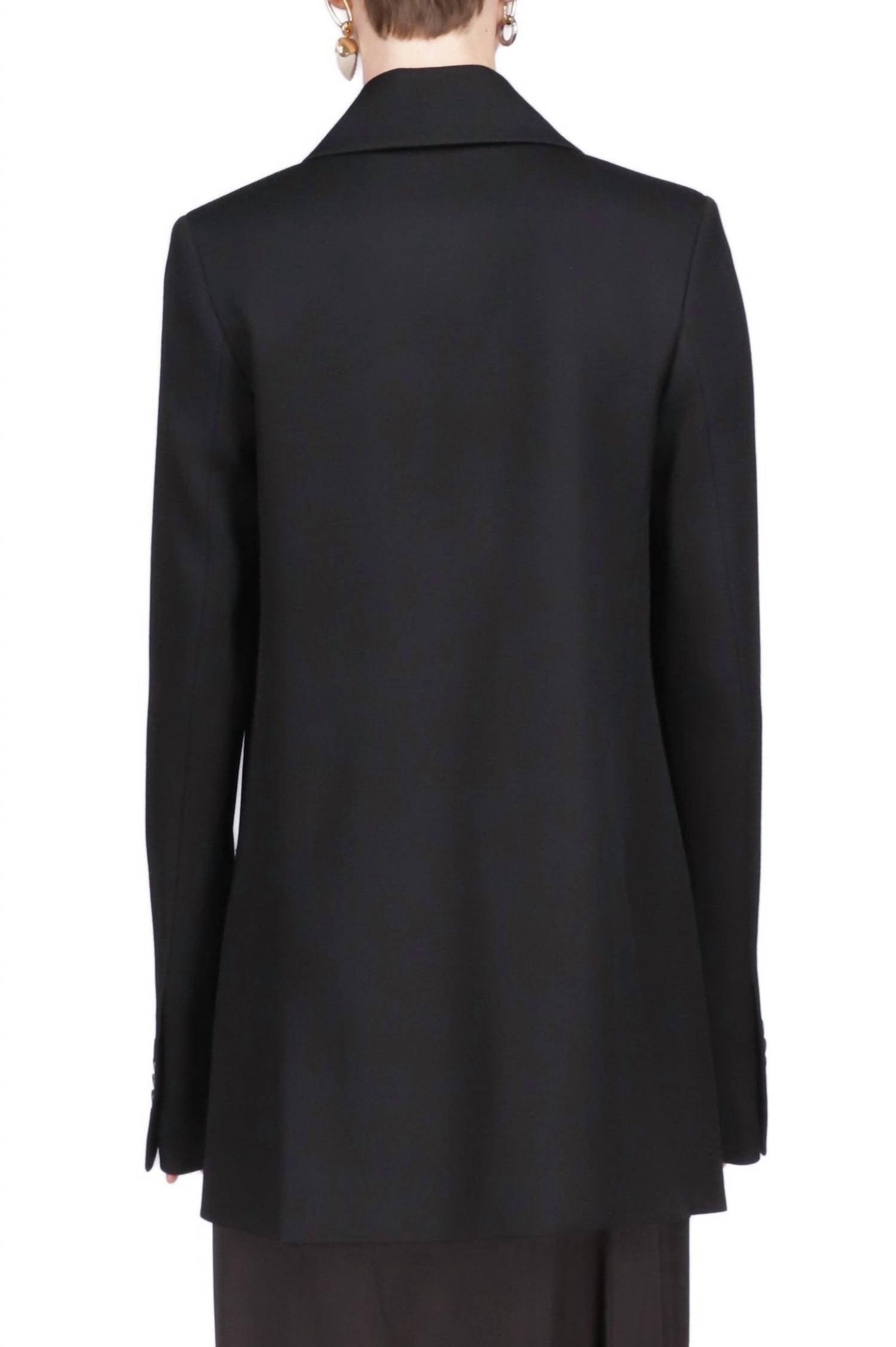 Marina Moscone - Boyfriend Assemblage Button Blazer