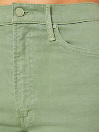 Mother - High Waisted Rider Ankle Step Fray Jeans