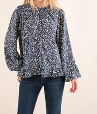 And The Why - Running Out of Time Blouse