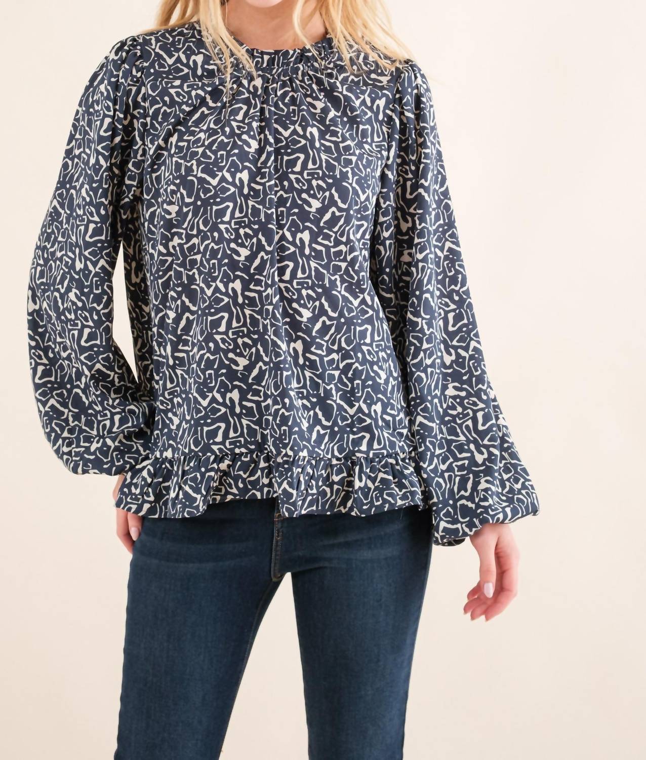 And The Why - Running Out of Time Blouse