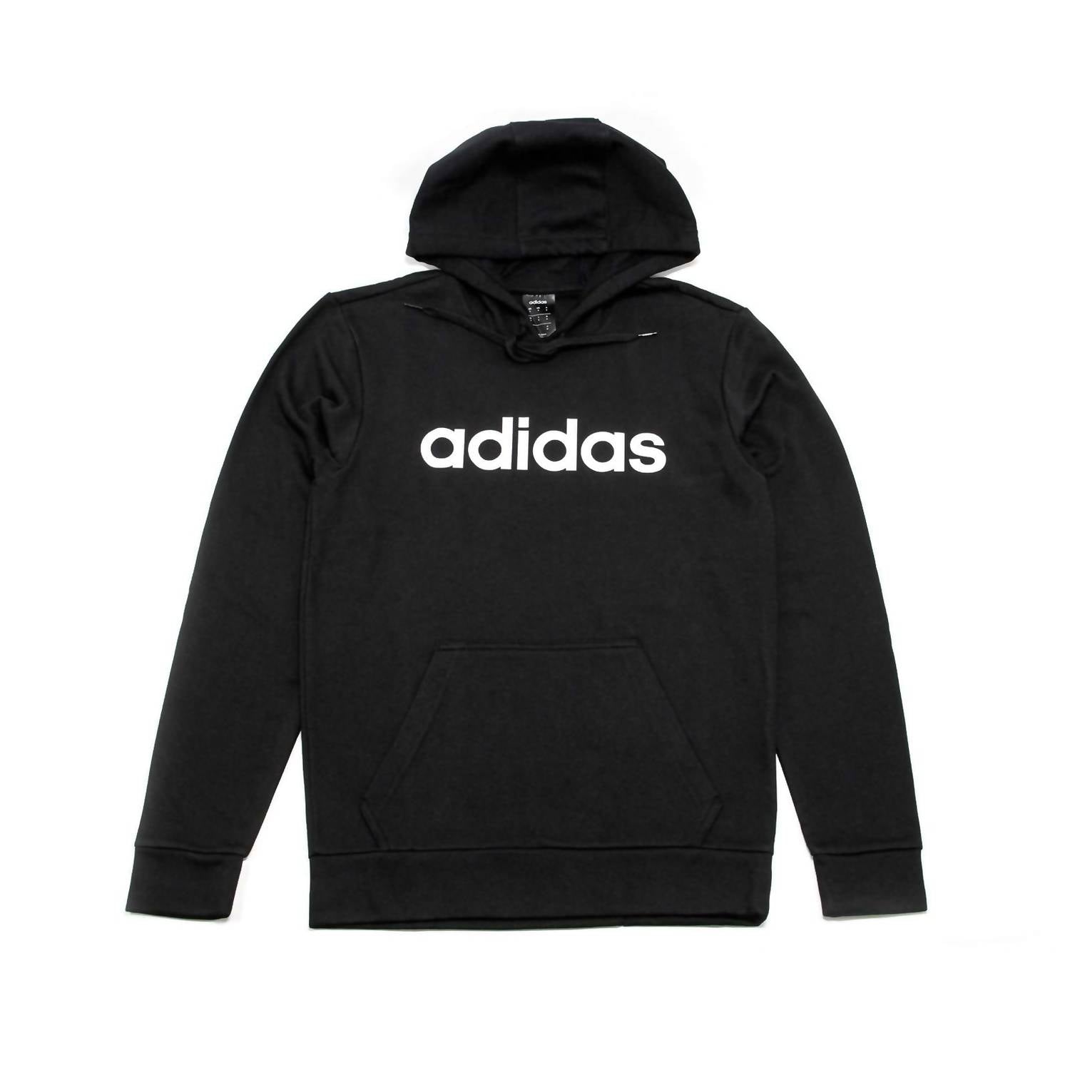 adidas Men's Lin Pullover Hoodie in black - men's shirt
