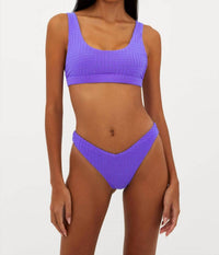 Beach Riot Vanessa Bikini Bottom in purple - women's swimwear