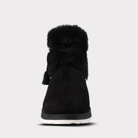 Lamo Women's Bailee Suede Zip Up Wedge Boot in black - women's shoe - view 5