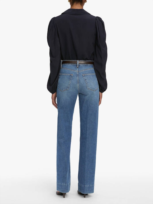 Frame - Long Sleeve Sailor Blouse