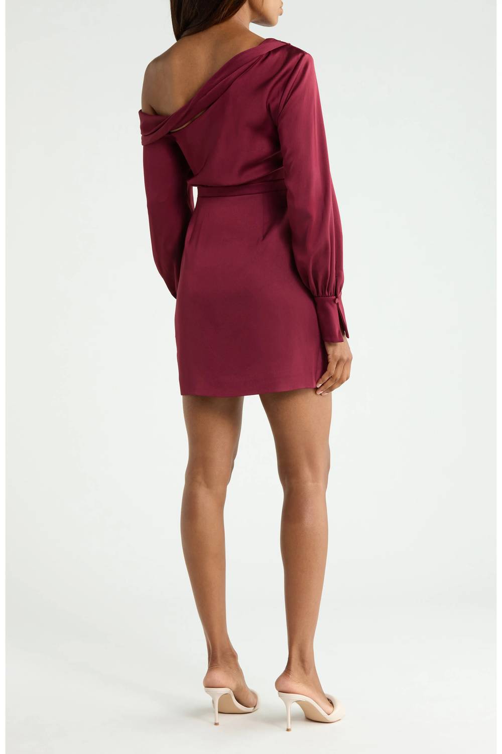 Simkhai - Cameron One-shoulder Long Sleeve Dress