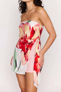 Minkpink - Zinnia Macro Floral Print Mini Dress