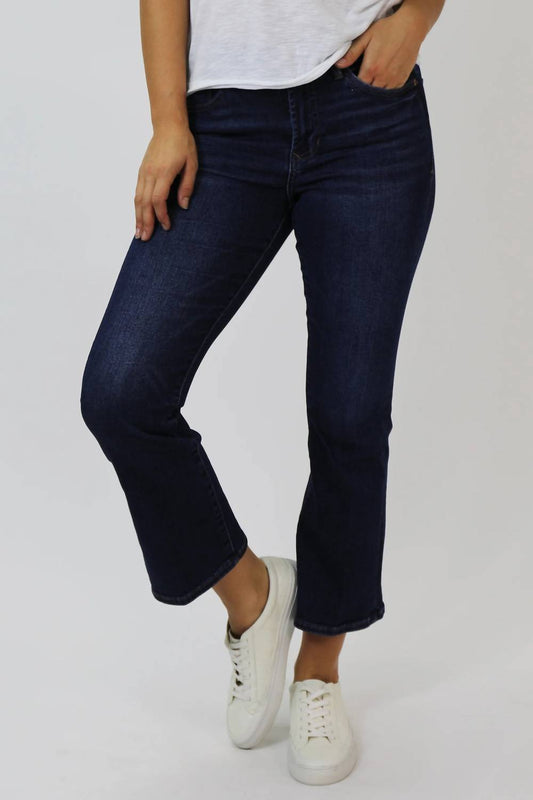 Dear John Denim - Jeanne Super High Rise Cropped Flare Jeans