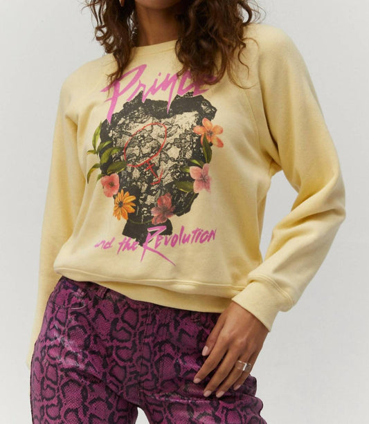 Prince And The Revolution Raglan Crew Sweatshirt