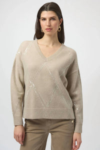 Joseph Ribkoff - Knit Pullover With Sequins
