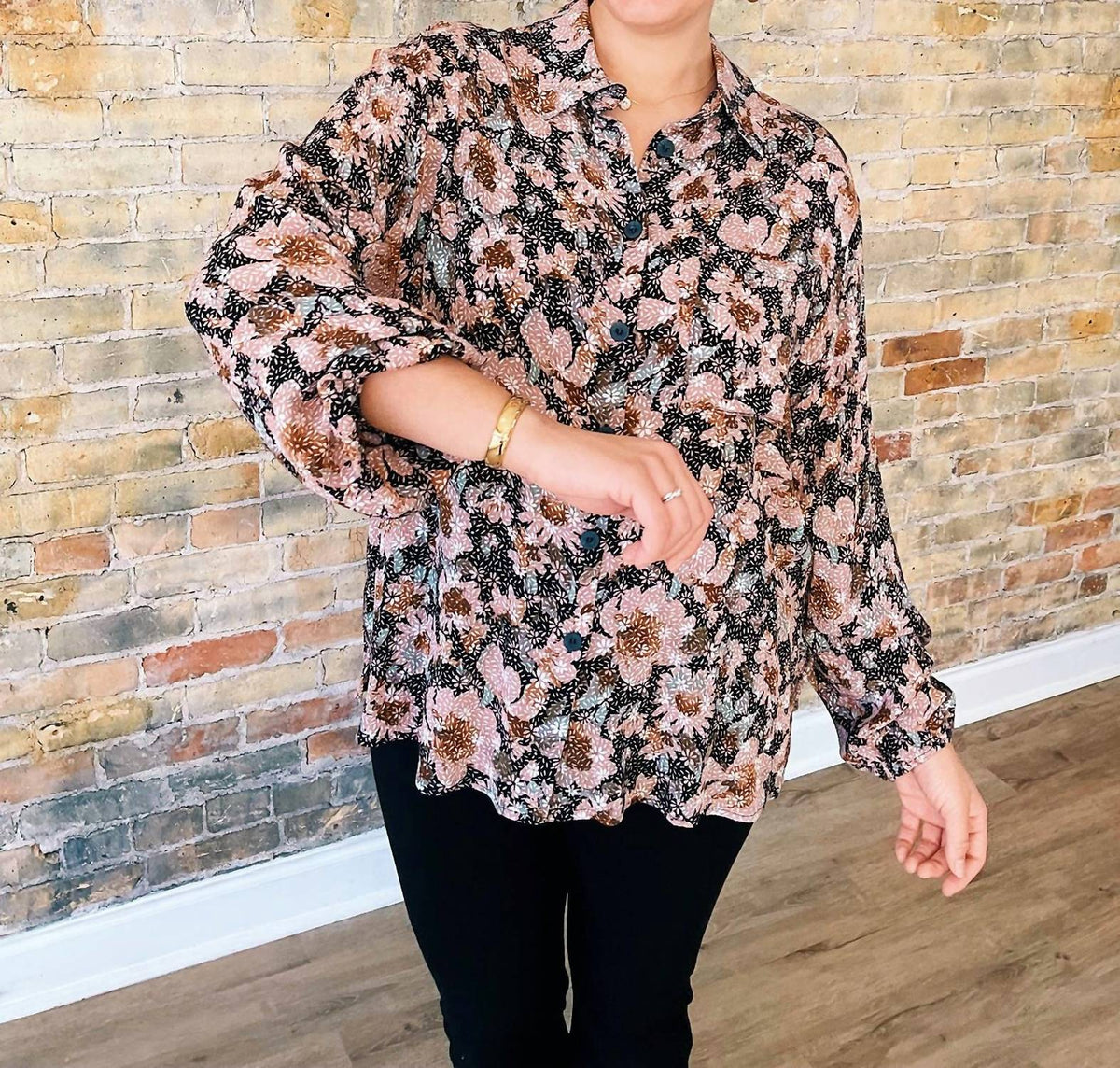Gilli - Sky Collared Button Down