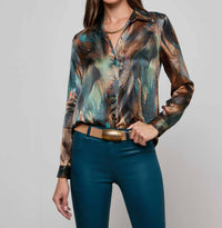 L'Agence - Tyler Silk Blouse