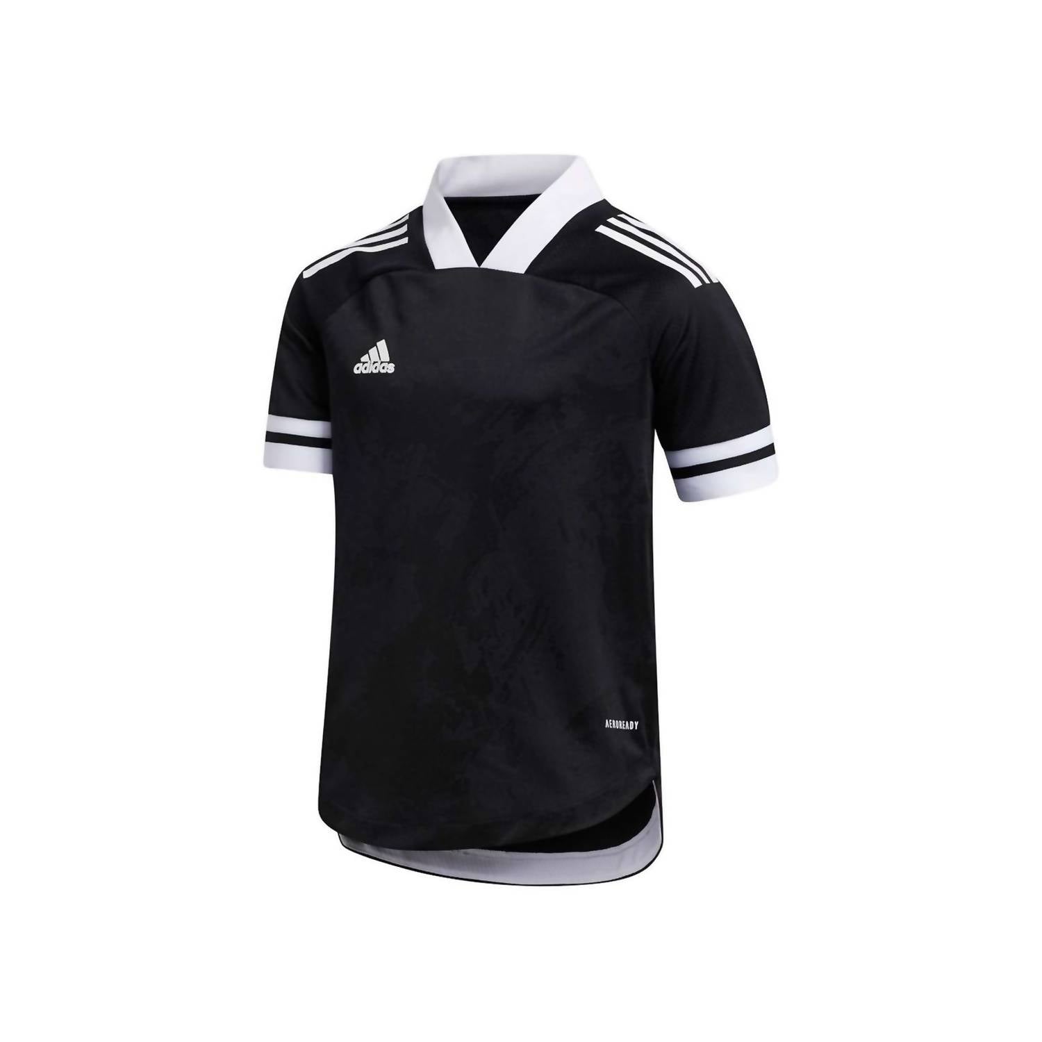 adidas Boy's Condivo 20 Short Sleeve Jersey in black - kids' t-shirt