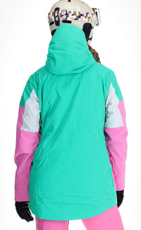 Picture Organic Clothing Haakon Jacket in emerald - women's jacket - detail view
