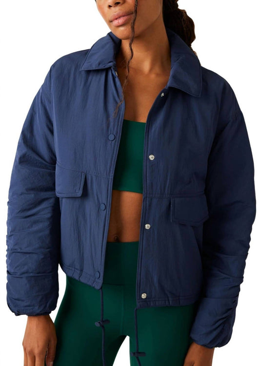 Free People - Off The Bleachers Coaches Jacket