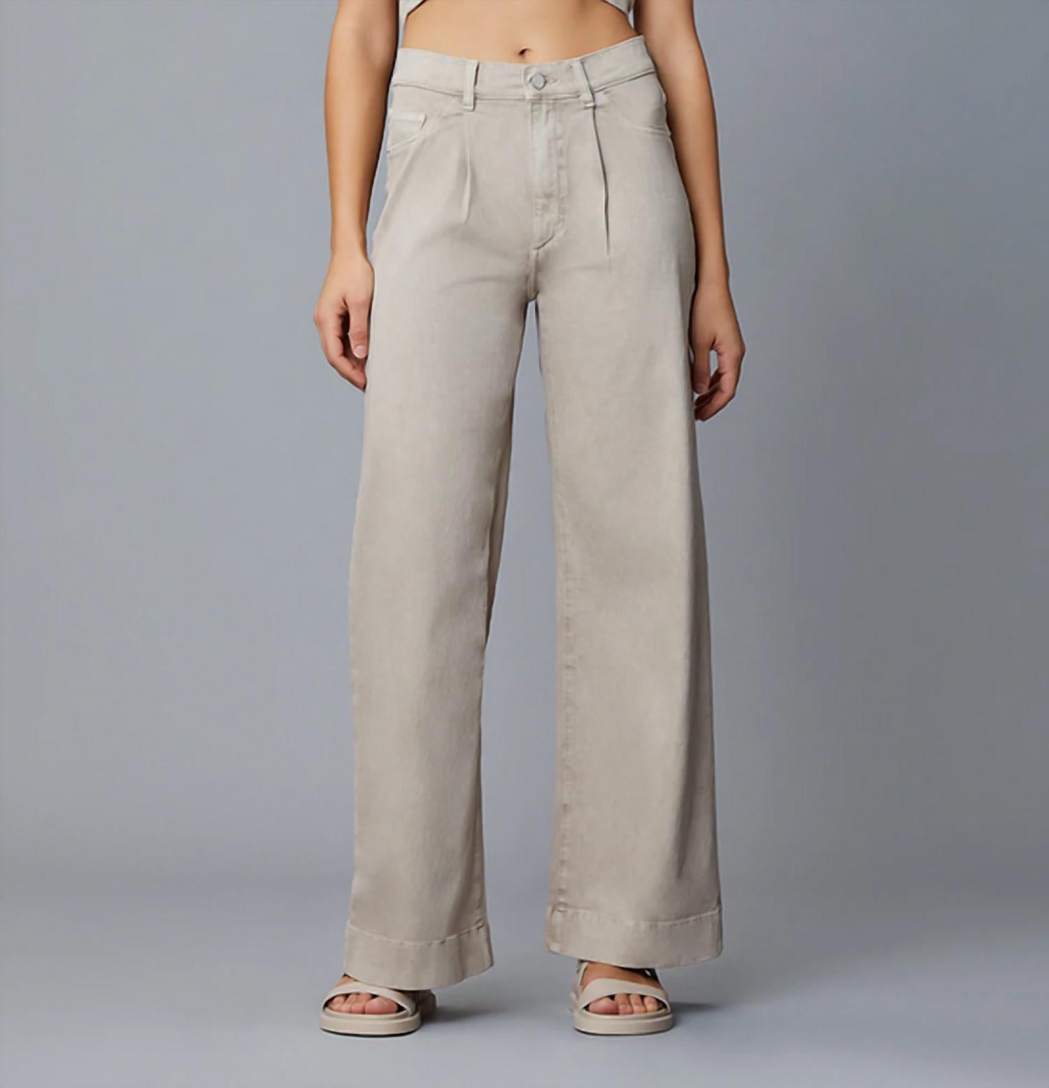 DL1961 - Women's Hepburn Wide Leg Jeans in moonstone - women's jeans