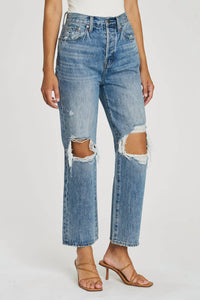 Pistola - Cassie Super High Rise Straight Crop Jeans