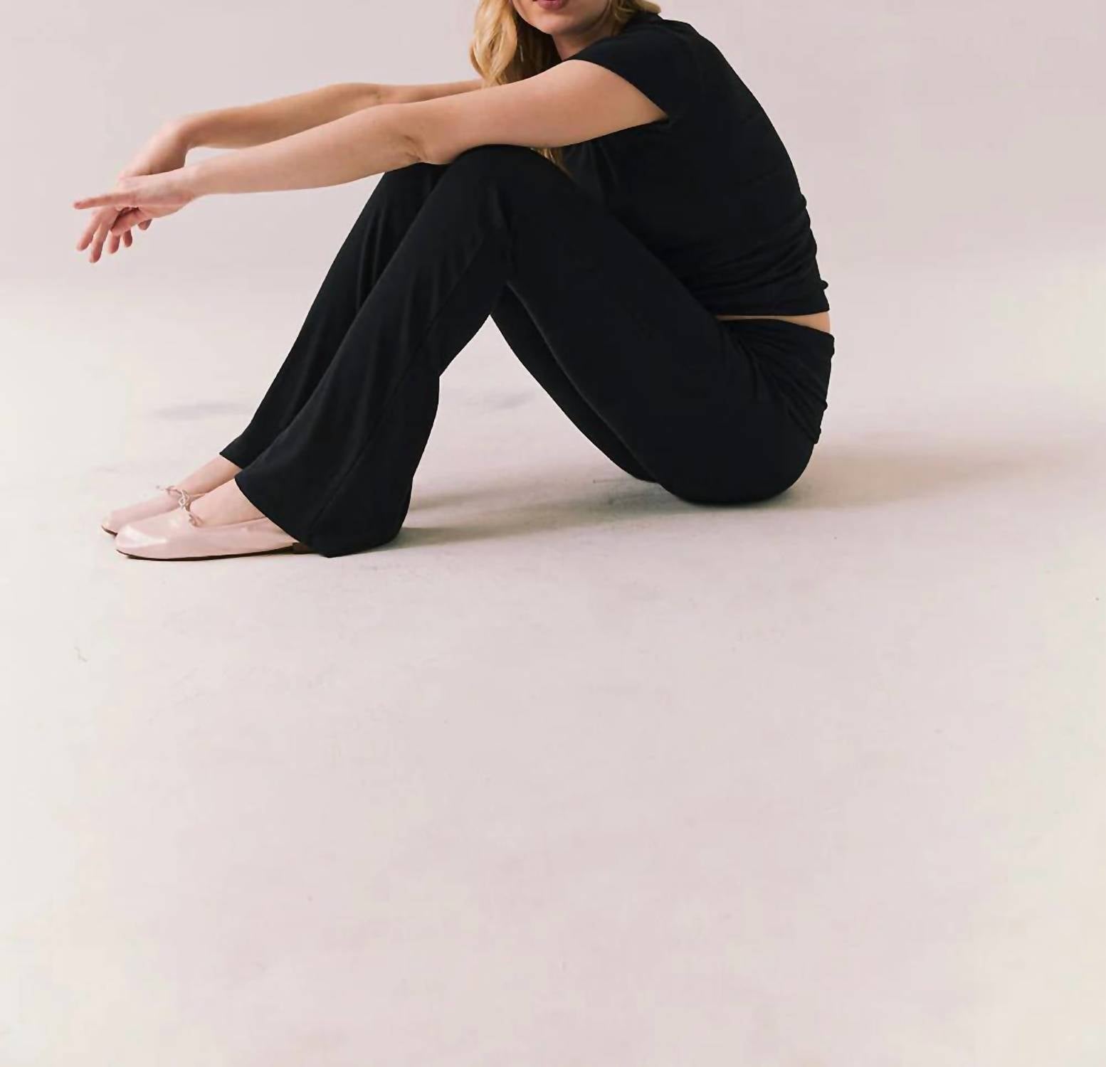 Chaser Haven Loungewear Pants in black - women's pants - view 4