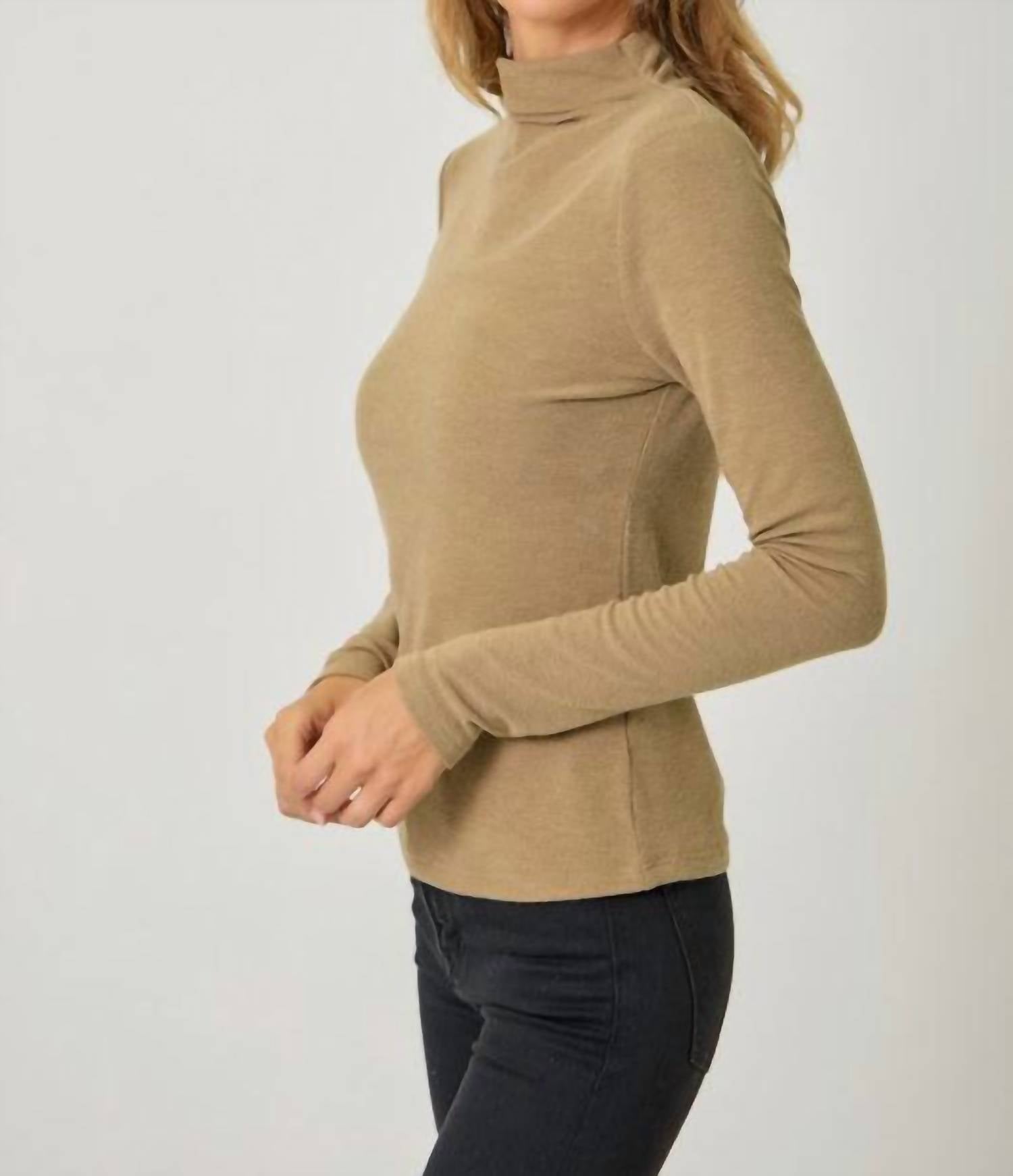 Mystree - Mock Neck Layering Top