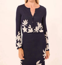 Misa Los Angeles Nanea Knit Cardigan in navy - women's cardigan - view 5