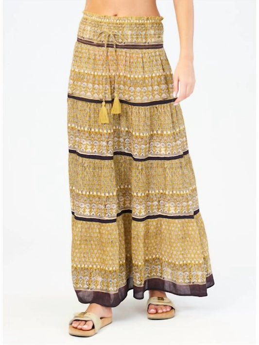 M.A.B.E. - Mari Print Maxi Skirt