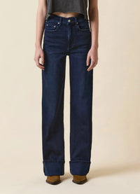 Le Jean - Column High Rise Cuffed Jeans