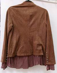 Adore - Women's Ruffle Liner And Cuffs Jacket