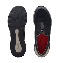 Clarks Women's Jaunt Way Clog in black suede - women's shoe - view 6