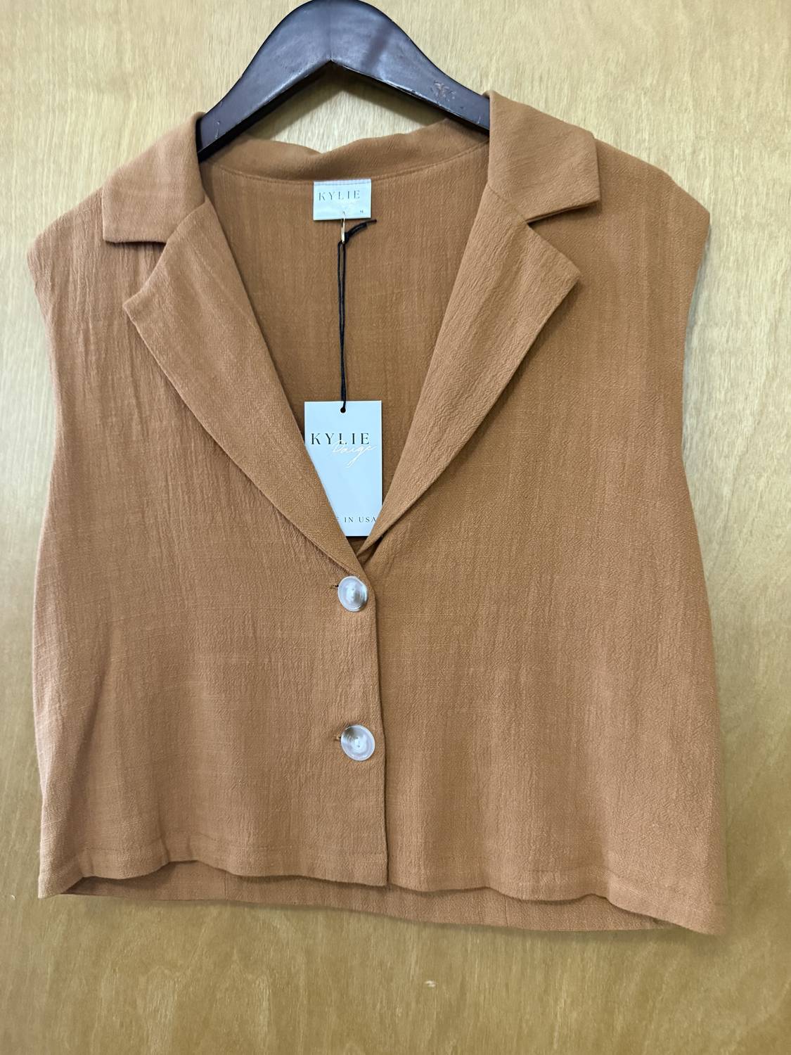 Kylie Paige - Women's Chai Button Down Vest