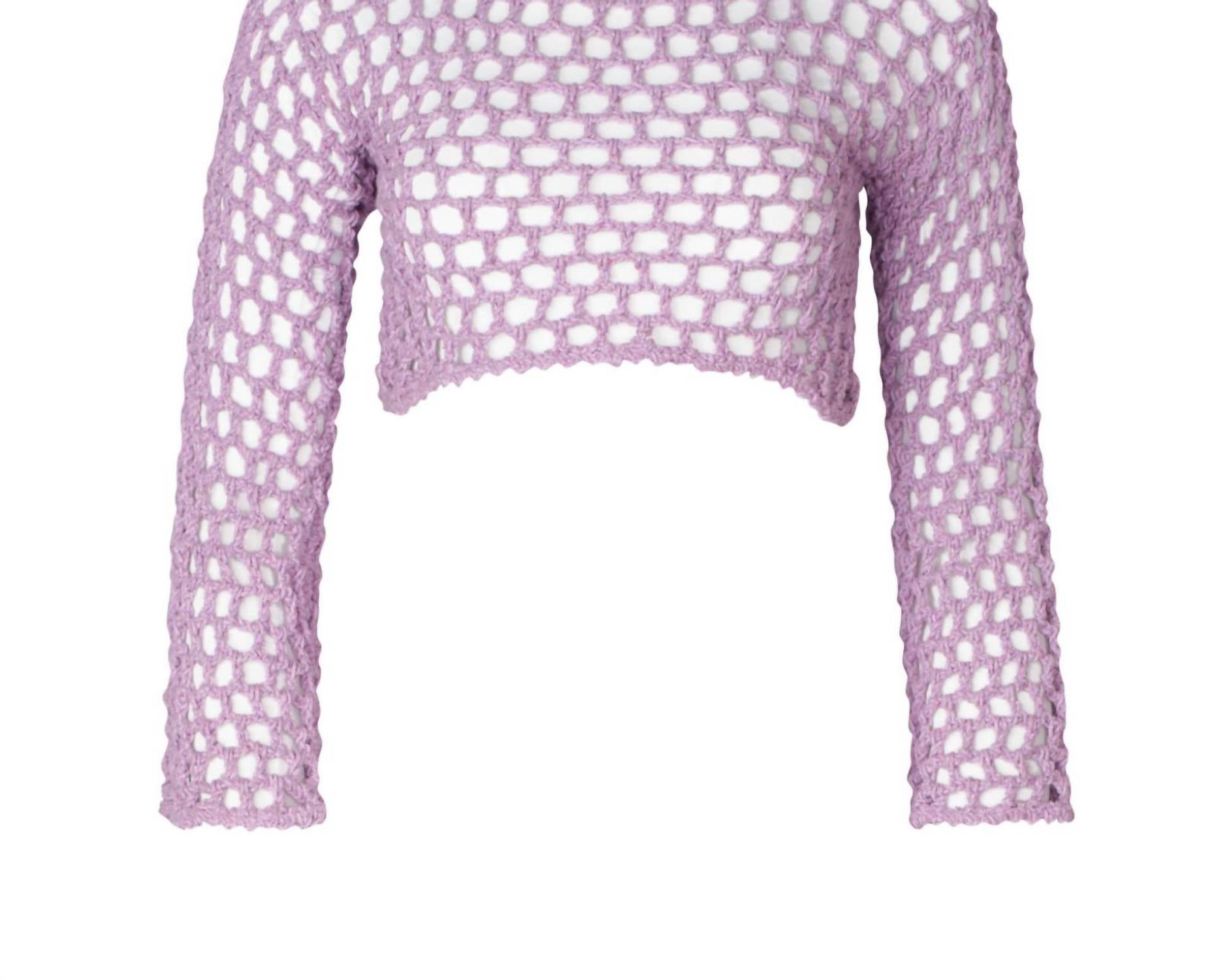 Soah - Women's Ane Crochet Crop Top