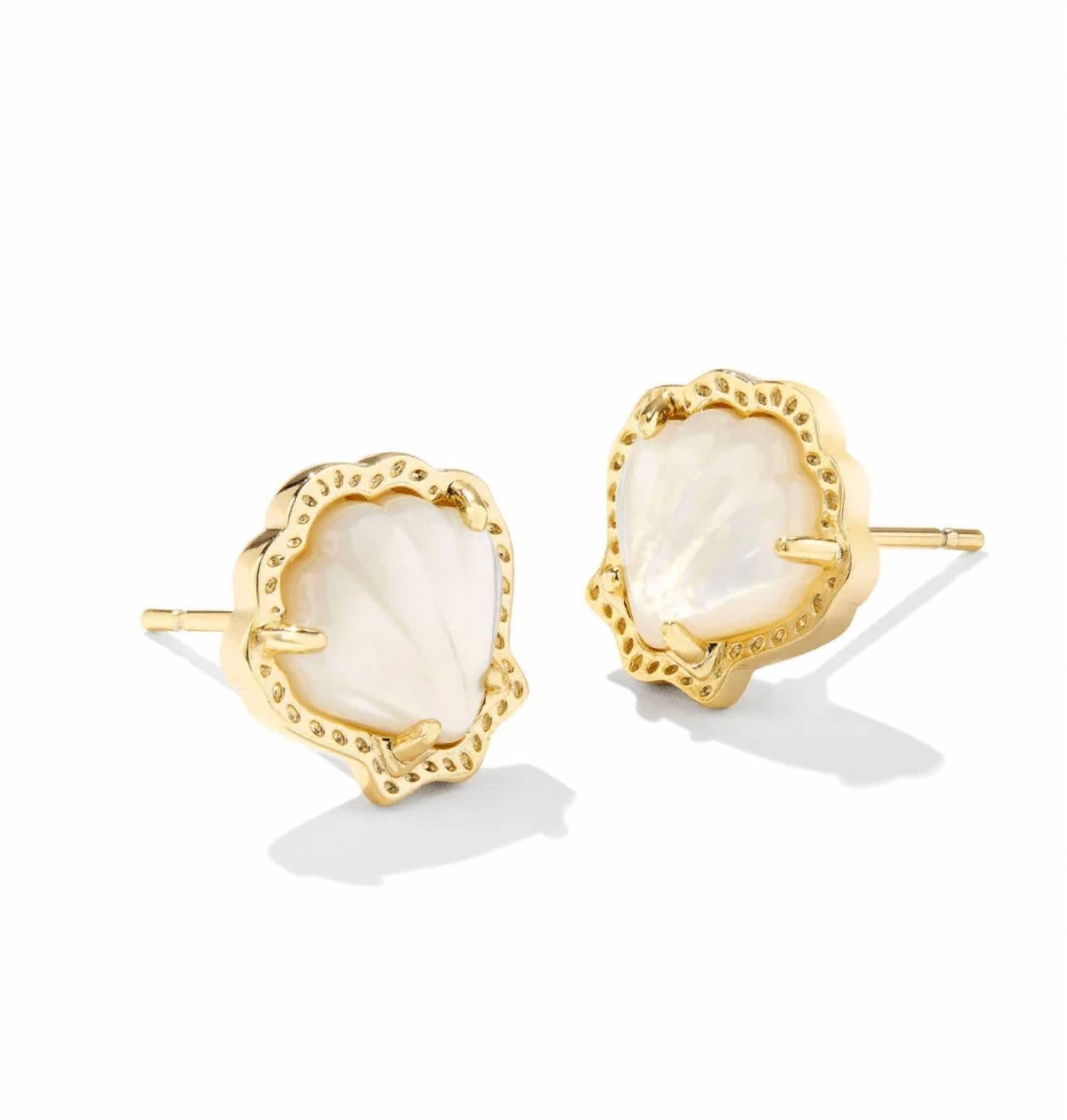 Kendra Scott - Women's Brynne Shell Stud Earring