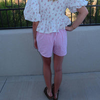 Mable - The Rosette Ribbon Blouse