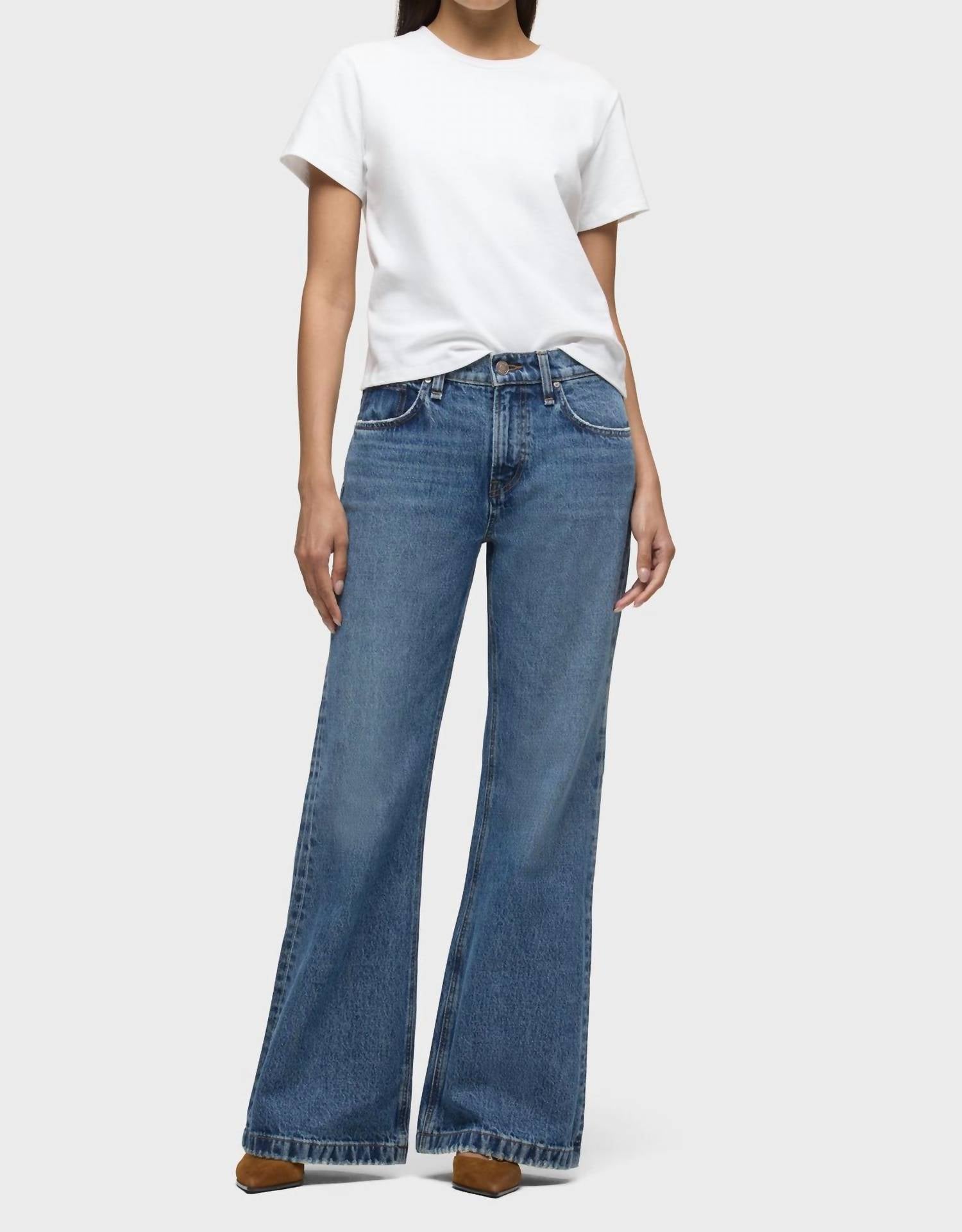 Hudson - Rylee Low Rise Flare Jeans