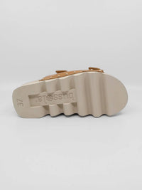 Bussola - Women's Cleopatra Buckle Strap Slide Sandal
