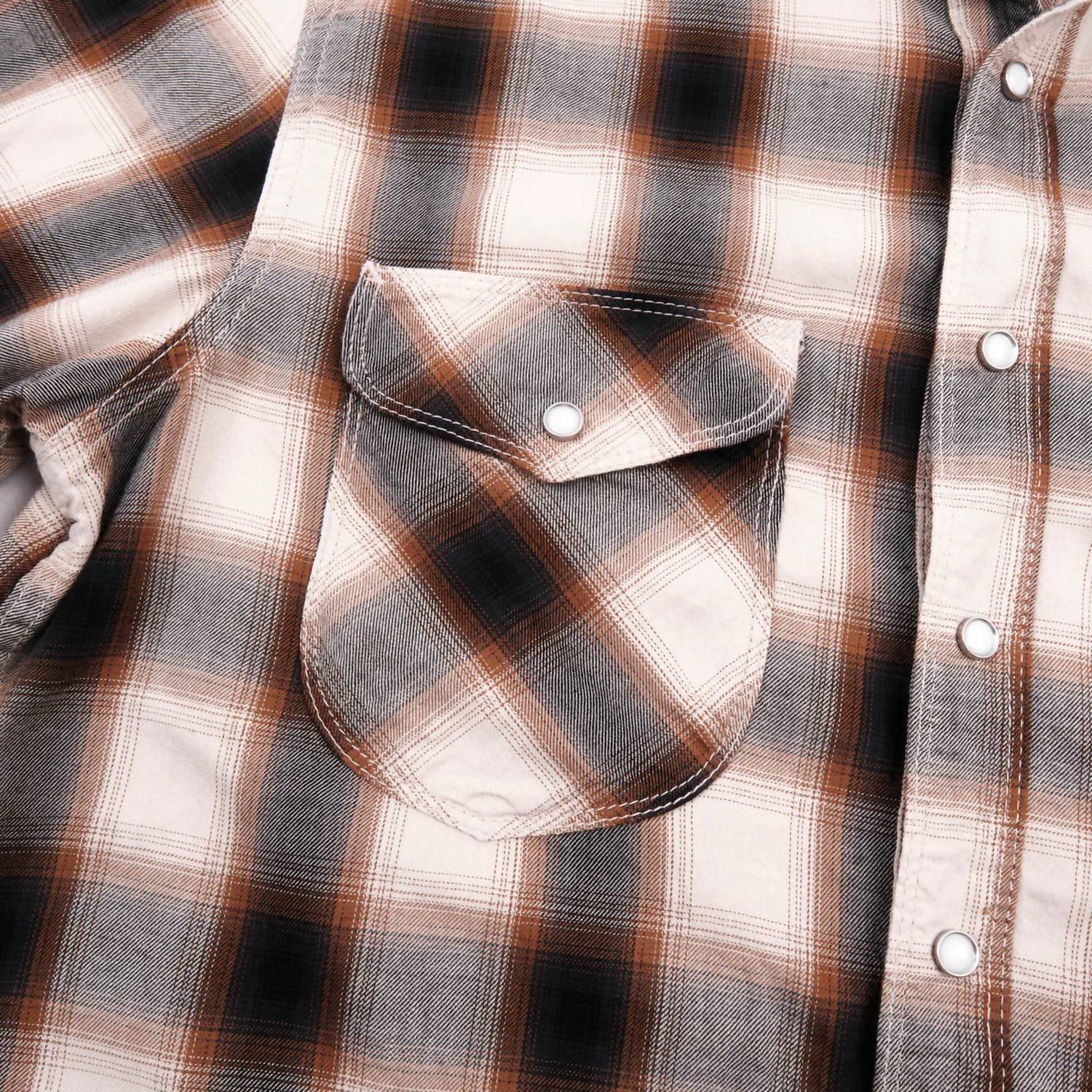Freenote Cloth - Men's Bodie Straw Plaid Shirt