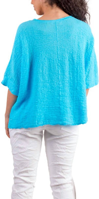 Gigi Moda - Rina Waffle Cotton Top