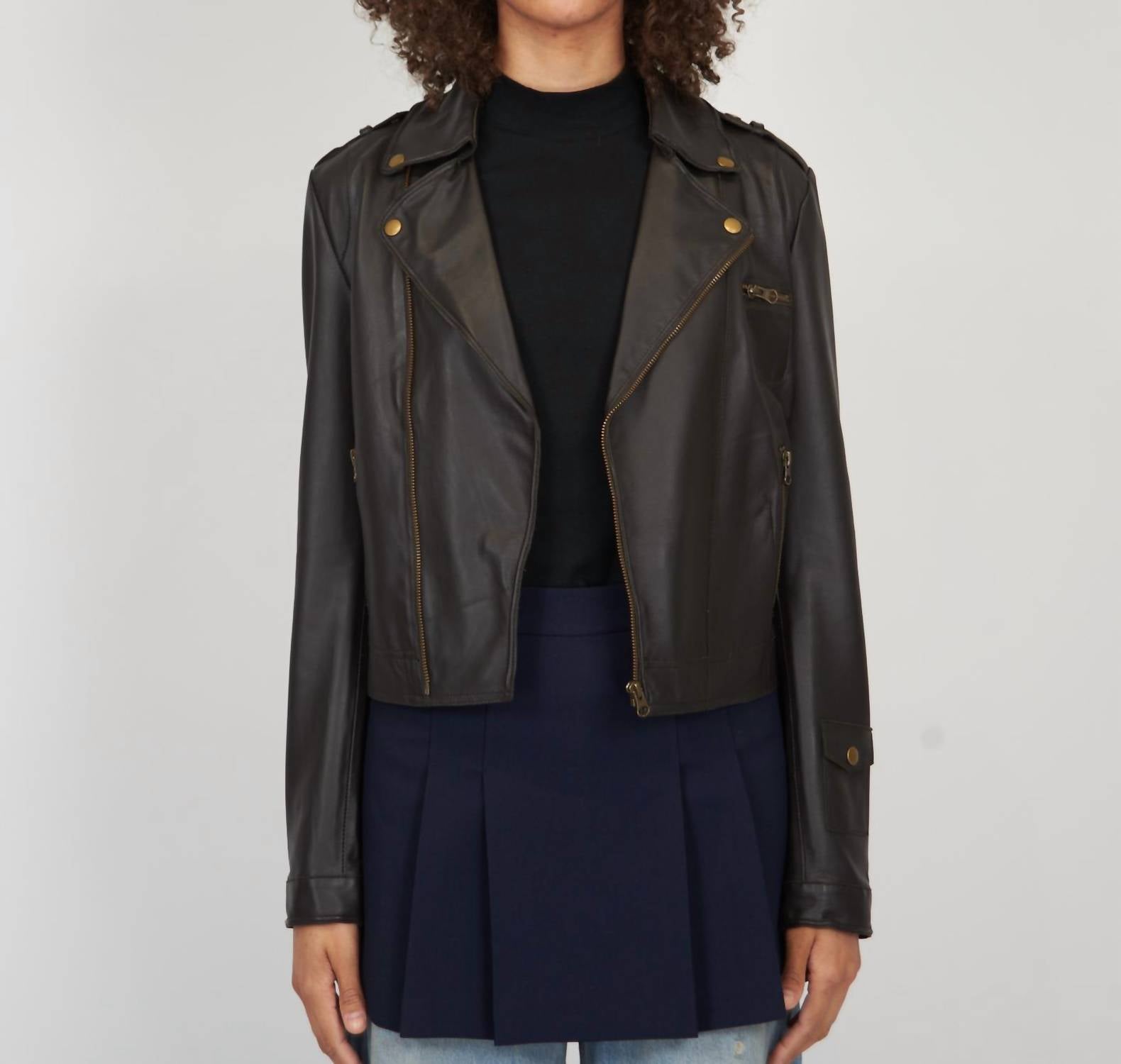 Jakett - Josey Washed Leather Coat