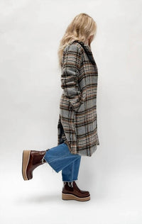 Panache Apparel - The Plaid Coat