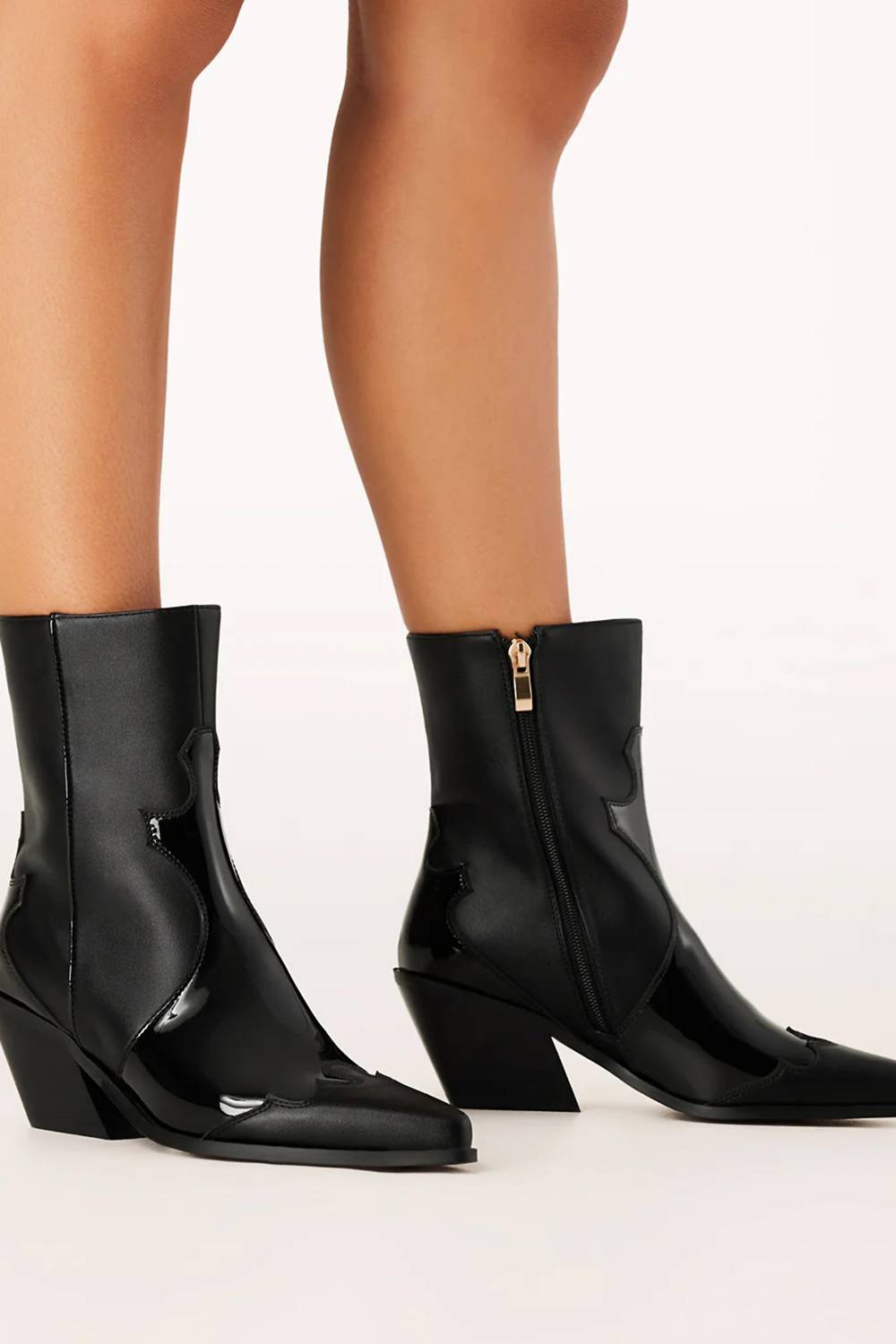 BiLLiNi Women's Pammie Western Boots in black - women's shoe - view 4