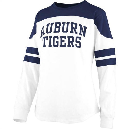 Pressbox - Women's Auburn University Half-Back Top