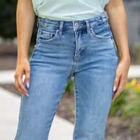 Risen - Sutton High Rise Adjustable Straight Leg Jeans