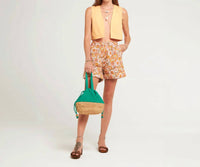 Antik Batik - Blossom Cotton Voile Quilted Shorts