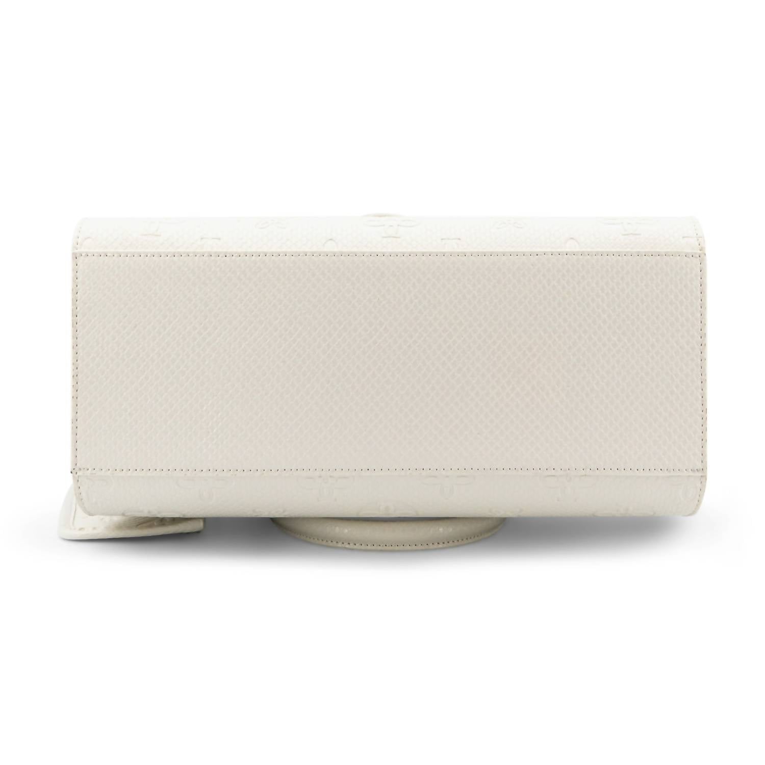 Like Dreams Women's Midori Satchel Chromatic Pattern Crossbody Bag in white - women's bag - view 4