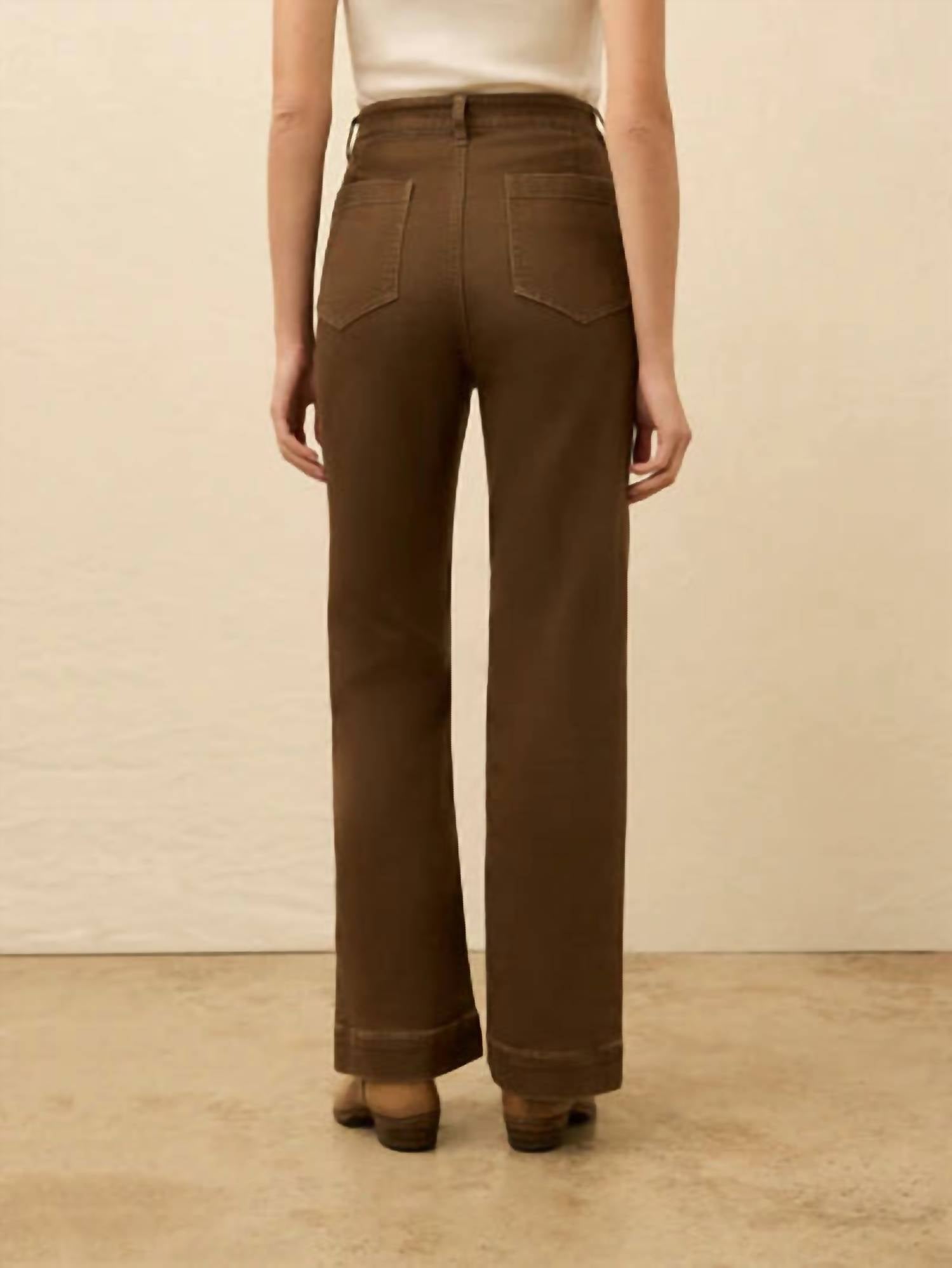 Faherty - Stretch Terry Patch Pocket Straight Leg Pants