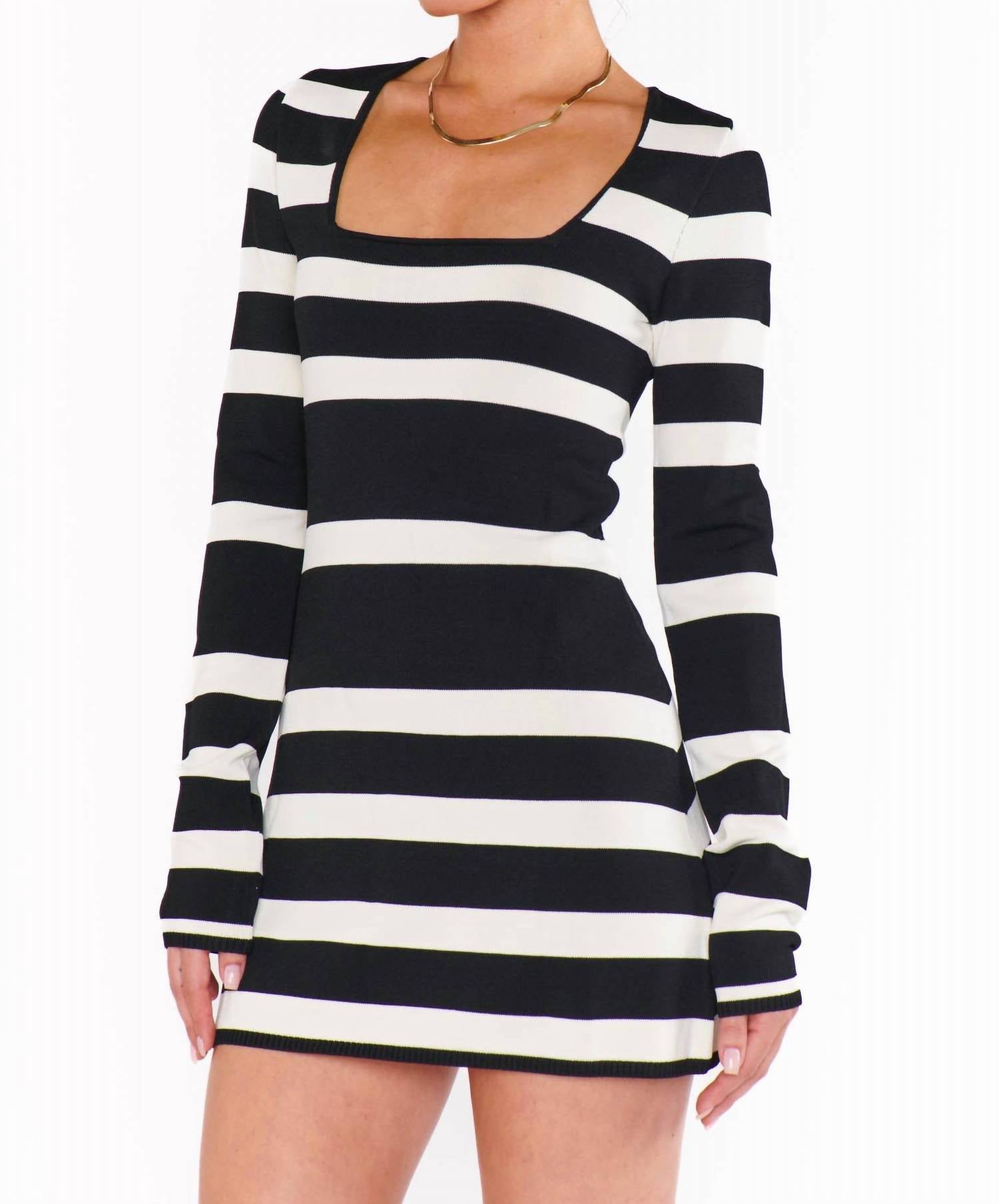 Show Me Your Mumu - Erika Stripe Mini Dress
